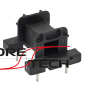 BH-EF16-1-4Q (PET) каркас, частини трансформаторів